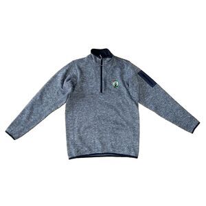 Boston Celtics‎ Antigua 1/4 Zip Sweater Heather Gray Size Medium Pullover NWOT